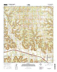 Elm Slough Texas Current topographic map, 1:24000 scale, 7.5 X 7.5 Minute, Year 2016