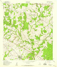 Elmendorf Texas Historical topographic map, 1:24000 scale, 7.5 X 7.5 Minute, Year 1953