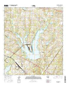Elmendorf Texas Current topographic map, 1:24000 scale, 7.5 X 7.5 Minute, Year 2016