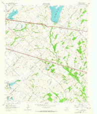 Elmo Texas Historical topographic map, 1:24000 scale, 7.5 X 7.5 Minute, Year 1962