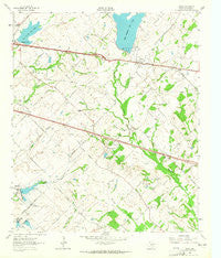 Elmo Texas Historical topographic map, 1:24000 scale, 7.5 X 7.5 Minute, Year 1962
