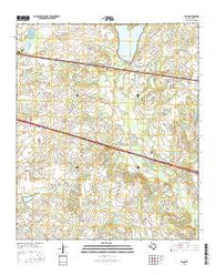 Elmo Texas Current topographic map, 1:24000 scale, 7.5 X 7.5 Minute, Year 2016
