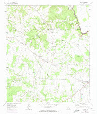 Elwood Texas Historical topographic map, 1:24000 scale, 7.5 X 7.5 Minute, Year 1964