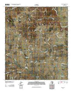 Elwood Texas Historical topographic map, 1:24000 scale, 7.5 X 7.5 Minute, Year 2010
