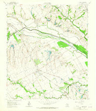 Emhouse Texas Historical topographic map, 1:24000 scale, 7.5 X 7.5 Minute, Year 1962