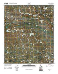 Emhouse Texas Historical topographic map, 1:24000 scale, 7.5 X 7.5 Minute, Year 2010
