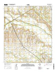 Emhouse Texas Current topographic map, 1:24000 scale, 7.5 X 7.5 Minute, Year 2016