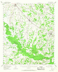 Emory Texas Historical topographic map, 1:62500 scale, 15 X 15 Minute, Year 1956