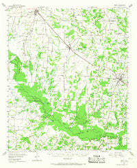 Emory Texas Historical topographic map, 1:62500 scale, 15 X 15 Minute, Year 1956