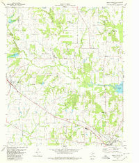 Emory North Texas Historical topographic map, 1:24000 scale, 7.5 X 7.5 Minute, Year 1980