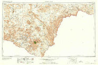 Emory Peak Texas Historical topographic map, 1:250000 scale, 1 X 2 Degree, Year 1965