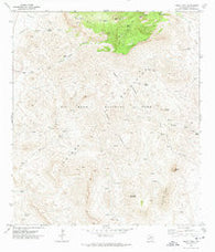 Emory Peak Texas Historical topographic map, 1:24000 scale, 7.5 X 7.5 Minute, Year 1971