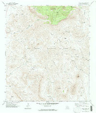Emory Peak Texas Historical topographic map, 1:24000 scale, 7.5 X 7.5 Minute, Year 1971