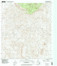 Emory Peak Texas Historical topographic map, 1:24000 scale, 7.5 X 7.5 Minute, Year 1997