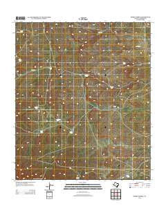 Emory Corral Texas Historical topographic map, 1:24000 scale, 7.5 X 7.5 Minute, Year 2012