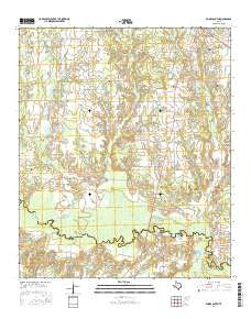 Emory South Texas Current topographic map, 1:24000 scale, 7.5 X 7.5 Minute, Year 2016