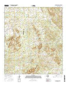 Enchanted Rock Texas Current topographic map, 1:24000 scale, 7.5 X 7.5 Minute, Year 2016