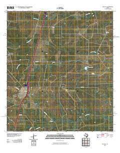Encinal Texas Historical topographic map, 1:24000 scale, 7.5 X 7.5 Minute, Year 2010