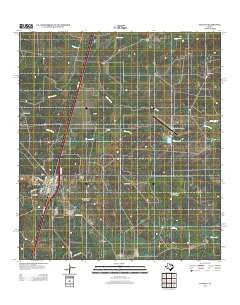 Encinal Texas Historical topographic map, 1:24000 scale, 7.5 X 7.5 Minute, Year 2013