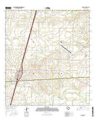 Encinal Texas Current topographic map, 1:24000 scale, 7.5 X 7.5 Minute, Year 2016