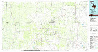 Encino Texas Historical topographic map, 1:100000 scale, 30 X 60 Minute, Year 1985