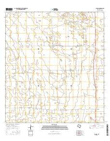 Encino Texas Current topographic map, 1:24000 scale, 7.5 X 7.5 Minute, Year 2016