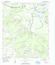 English Texas Historical topographic map, 1:24000 scale, 7.5 X 7.5 Minute, Year 1951