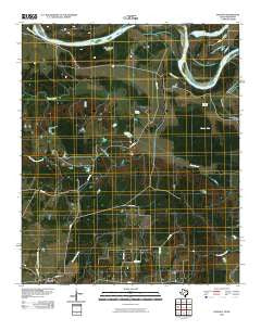 English Texas Historical topographic map, 1:24000 scale, 7.5 X 7.5 Minute, Year 2010