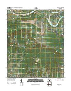 English Texas Historical topographic map, 1:24000 scale, 7.5 X 7.5 Minute, Year 2013