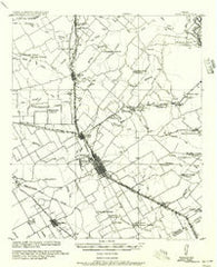 Ennis Texas Historical topographic map, 1:62500 scale, 15 X 15 Minute, Year 1956