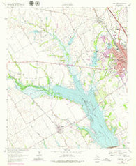 Ennis West Texas Historical topographic map, 1:24000 scale, 7.5 X 7.5 Minute, Year 1962