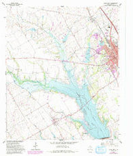 Ennis West Texas Historical topographic map, 1:24000 scale, 7.5 X 7.5 Minute, Year 1962