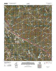 Ennis East Texas Historical topographic map, 1:24000 scale, 7.5 X 7.5 Minute, Year 2010