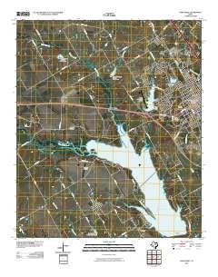 Ennis West Texas Historical topographic map, 1:24000 scale, 7.5 X 7.5 Minute, Year 2010