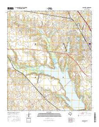 Ennis West Texas Current topographic map, 1:24000 scale, 7.5 X 7.5 Minute, Year 2016
