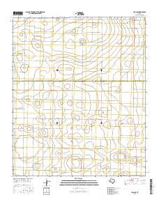 Enochs Texas Current topographic map, 1:24000 scale, 7.5 X 7.5 Minute, Year 2016