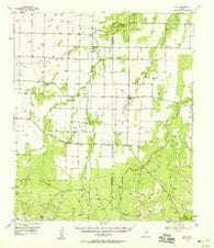Eola Texas Historical topographic map, 1:62500 scale, 15 X 15 Minute, Year 1957
