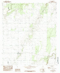 Eola Texas Historical topographic map, 1:24000 scale, 7.5 X 7.5 Minute, Year 1984