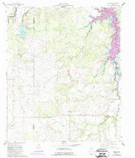 Eolian Texas Historical topographic map, 1:24000 scale, 7.5 X 7.5 Minute, Year 1961