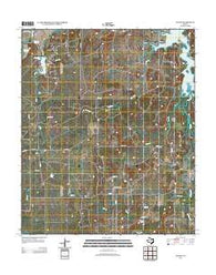 Eolian Texas Historical topographic map, 1:24000 scale, 7.5 X 7.5 Minute, Year 2012
