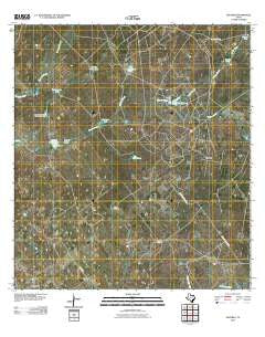 Escobas Texas Historical topographic map, 1:24000 scale, 7.5 X 7.5 Minute, Year 2010