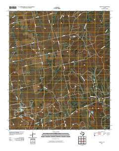 Eskota Texas Historical topographic map, 1:24000 scale, 7.5 X 7.5 Minute, Year 2010
