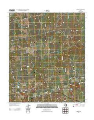 Eskota Texas Historical topographic map, 1:24000 scale, 7.5 X 7.5 Minute, Year 2012
