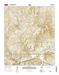 Eskota Texas Current topographic map, 1:24000 scale, 7.5 X 7.5 Minute, Year 2016