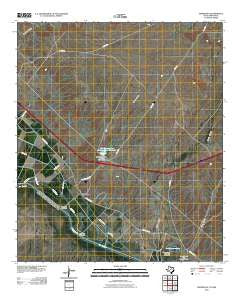 Esperanza Texas Historical topographic map, 1:24000 scale, 7.5 X 7.5 Minute, Year 2010
