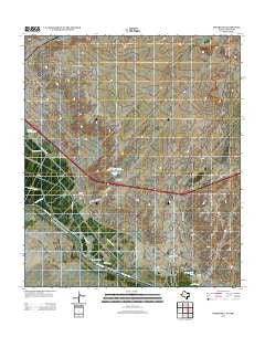 Esperanza Texas Historical topographic map, 1:24000 scale, 7.5 X 7.5 Minute, Year 2013