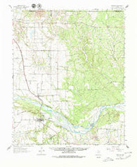 Estelline Texas Historical topographic map, 1:62500 scale, 15 X 15 Minute, Year 1961