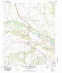 Estelline Texas Historical topographic map, 1:24000 scale, 7.5 X 7.5 Minute, Year 1985