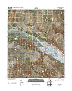 Estelline Texas Historical topographic map, 1:24000 scale, 7.5 X 7.5 Minute, Year 2012