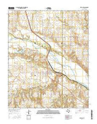 Estelline Texas Current topographic map, 1:24000 scale, 7.5 X 7.5 Minute, Year 2016